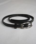 Obrazek Pasek skórzany czarny  7010011